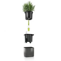 Wall Planters Lechuza Green Wall Home Kit Glossy - White