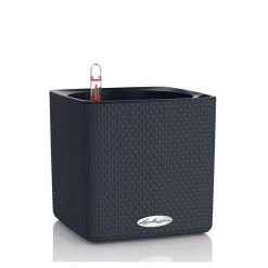 Lechuza Cube 16 Color Planter - Slate