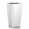Lechuza Cubico 40 (15.6" D) Planter - White