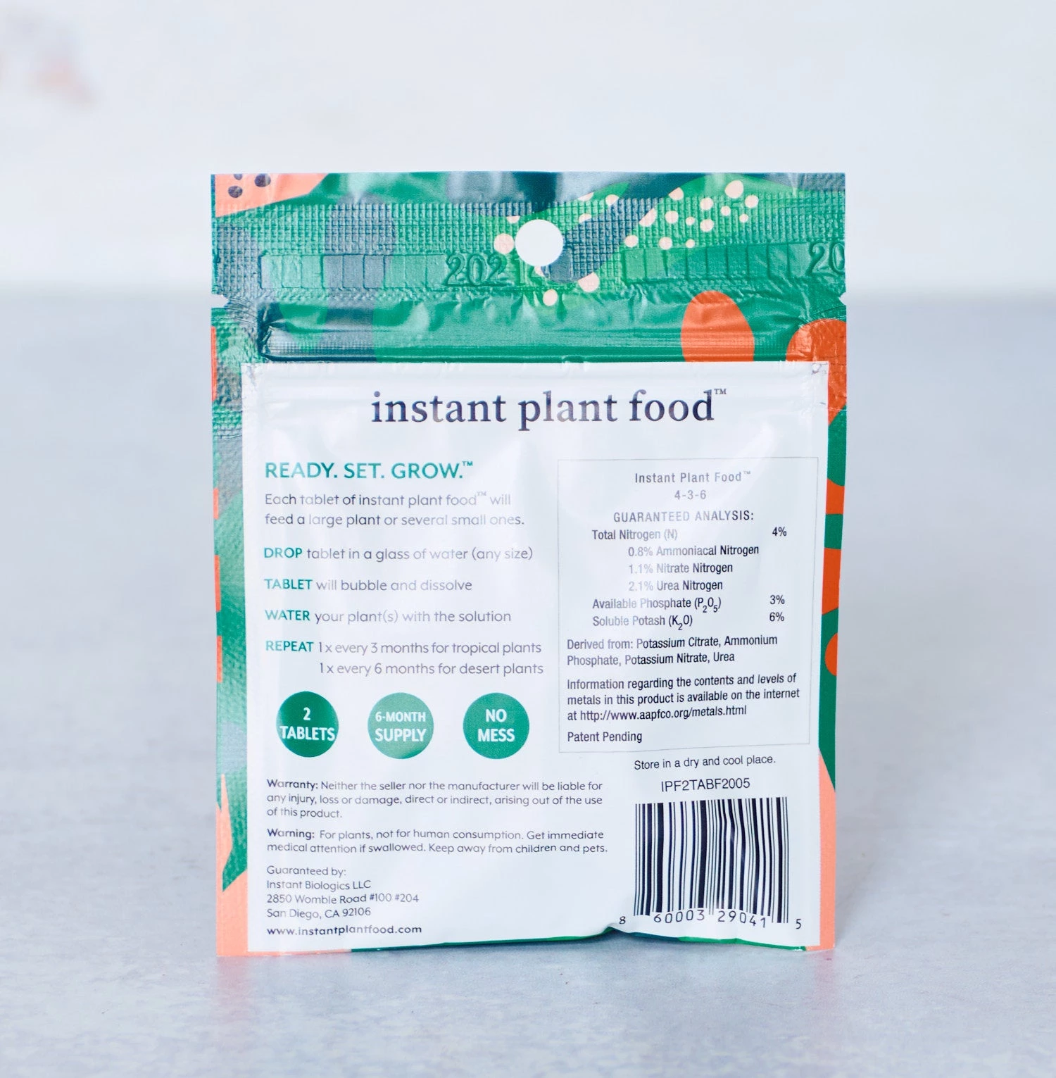 Instant Biologics Instant Plant Food (2Pack) Fertilizers