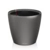 Lechuza Classico LS 50 (19.5" D) Planter - Charcoal Metallic Floor Planters