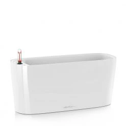 Lechuza Delta 20 Planter - White Desk Planters