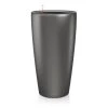 Lechuza Rondo 32 (13"D) Planter - Charcoal Metallic